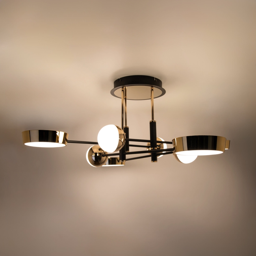 Zuma Line - Dimmelhető LED felületre szerelhető csillár LED/60W/230V arany/fekete