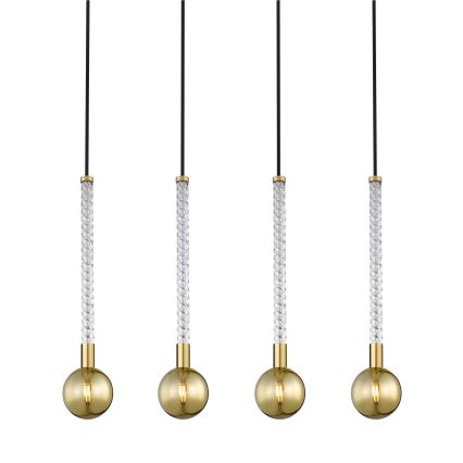 Zuma Line - Csillár zsinóron 4xG9/6W/230V réz