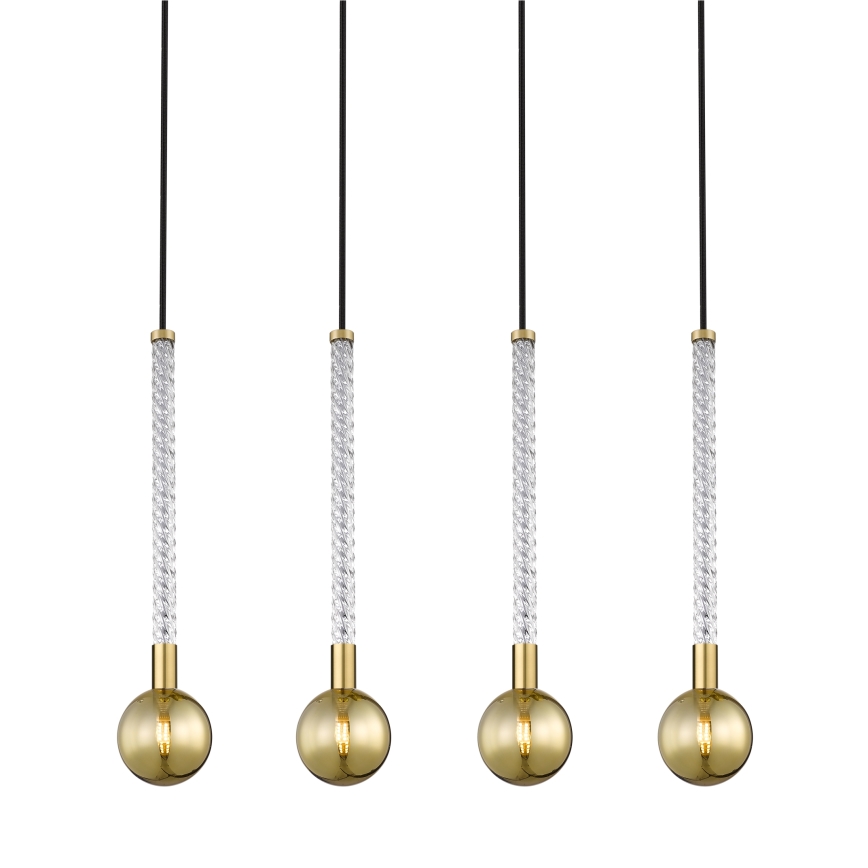 Zuma Line - Csillár zsinóron 4xG9/6W/230V réz