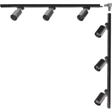 Zuma Line - Sínrendszeres spotlámpa, 6xGU10/35W/230V, fekete