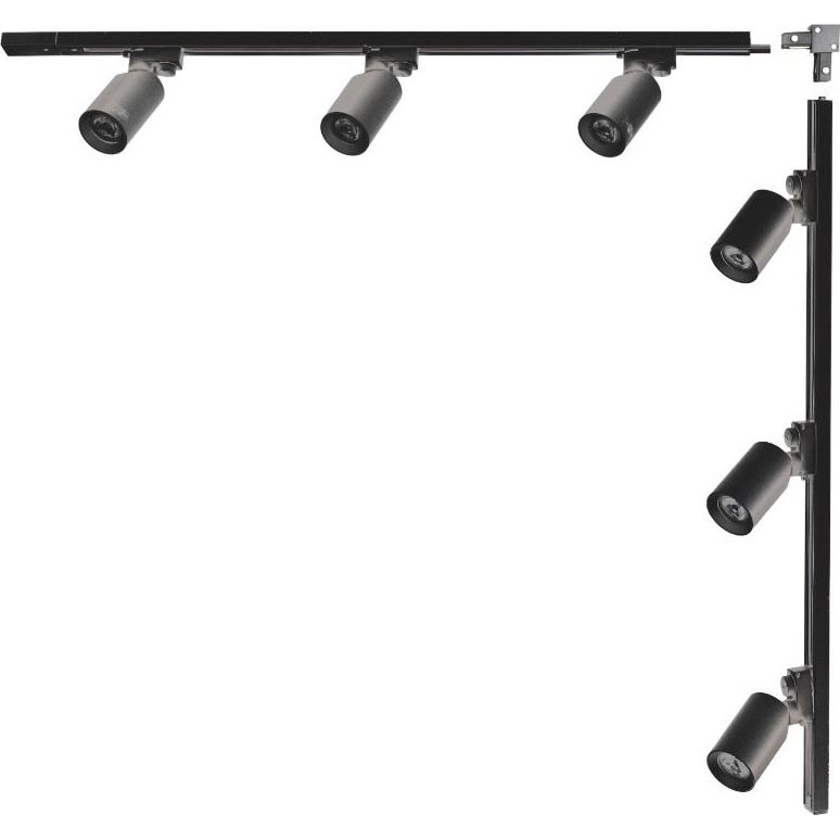 Zuma Line - Sínrendszeres spotlámpa, 6xGU10/35W/230V, fekete