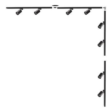 Zuma Line - sínrendszeres spotlámpa 8xGU10/35W/230V fekete