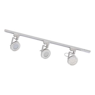 Zuma Line - Sínrendszerű spotlámpa 3x GU10/15 W/230 V fehér