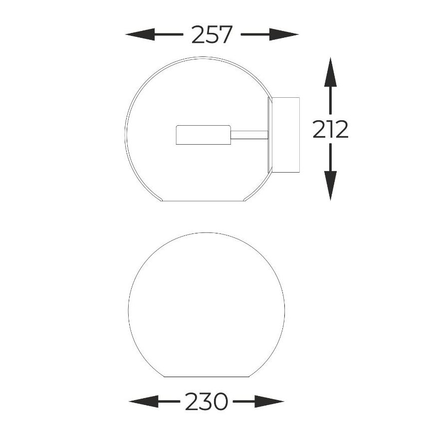 Zuma Line - LED fali lámpa LED/5W/230V arany