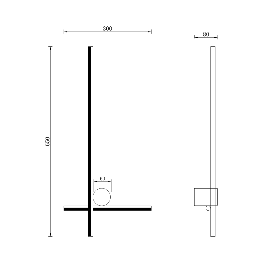 Zuma Line - LED fali lámpa LED/14W/230V arany